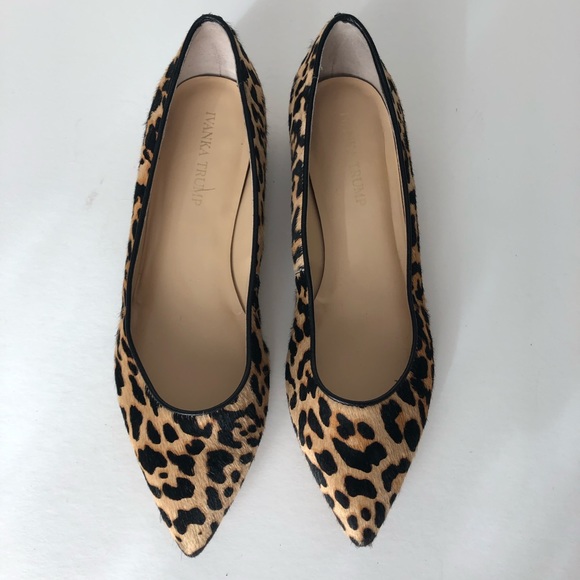 leopard flats size 10